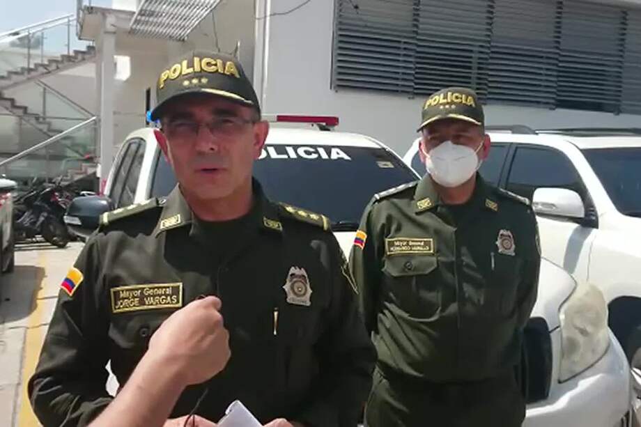 Declaraciones del general Jorge Luis Vargas, director de la Policía Nacional