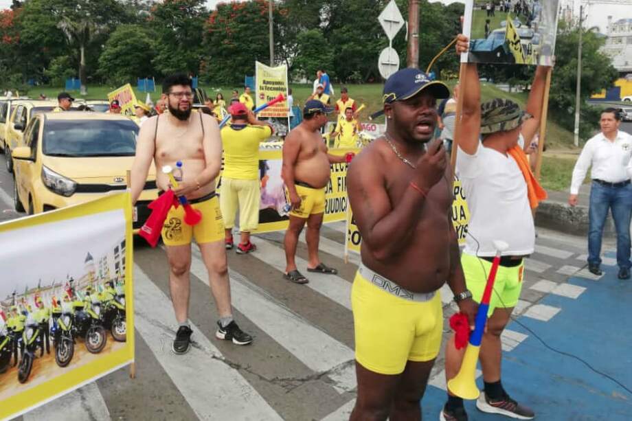 La movilización culminará en la Alcaldía. / Tomada de Entérate Cali