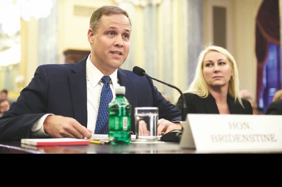 A finales de abril, Jim Bridenstine asumió el puesto más alto en la NASA. / AP