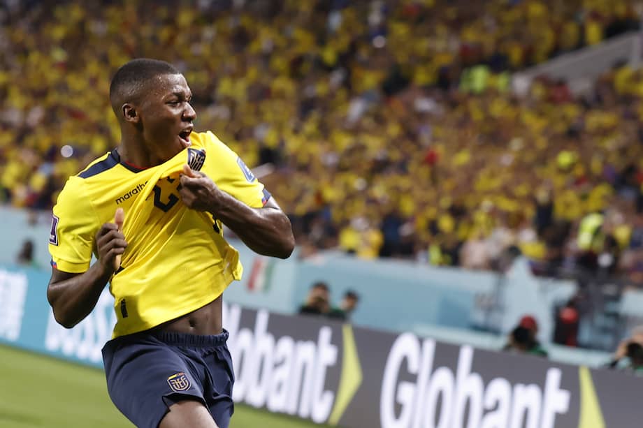Moisés Caicedo, figura de la selección de Ecuador.