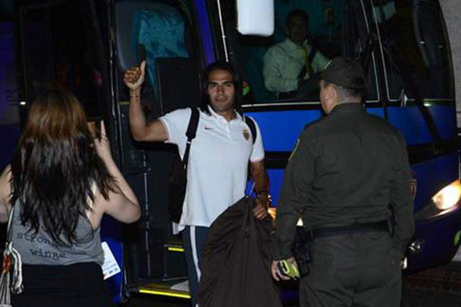 Encabezado por Falcao, Mónaco realizó su primer entrenamiento en Barranquilla