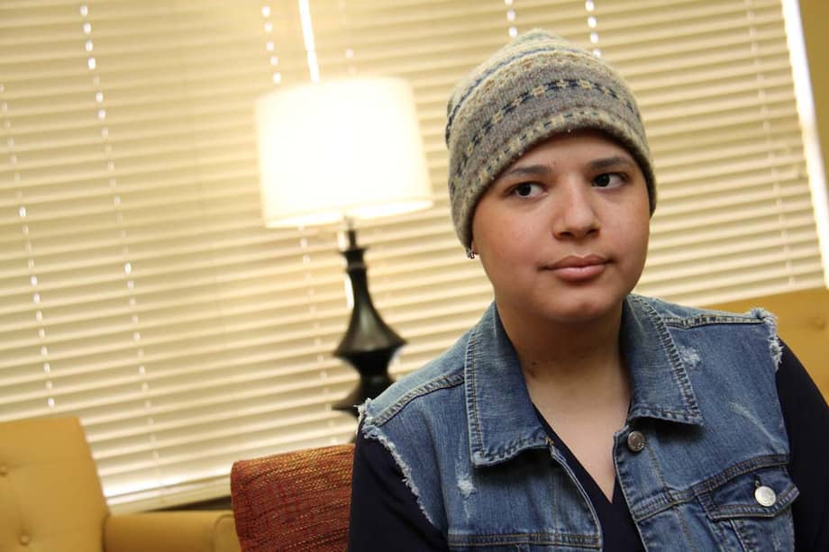 Camila Abuabara, en marzo de 2014, cuando viajó a EE.UU. para internarse en el MD Anderson Cancer Center. / EFE - Alicia Pérez