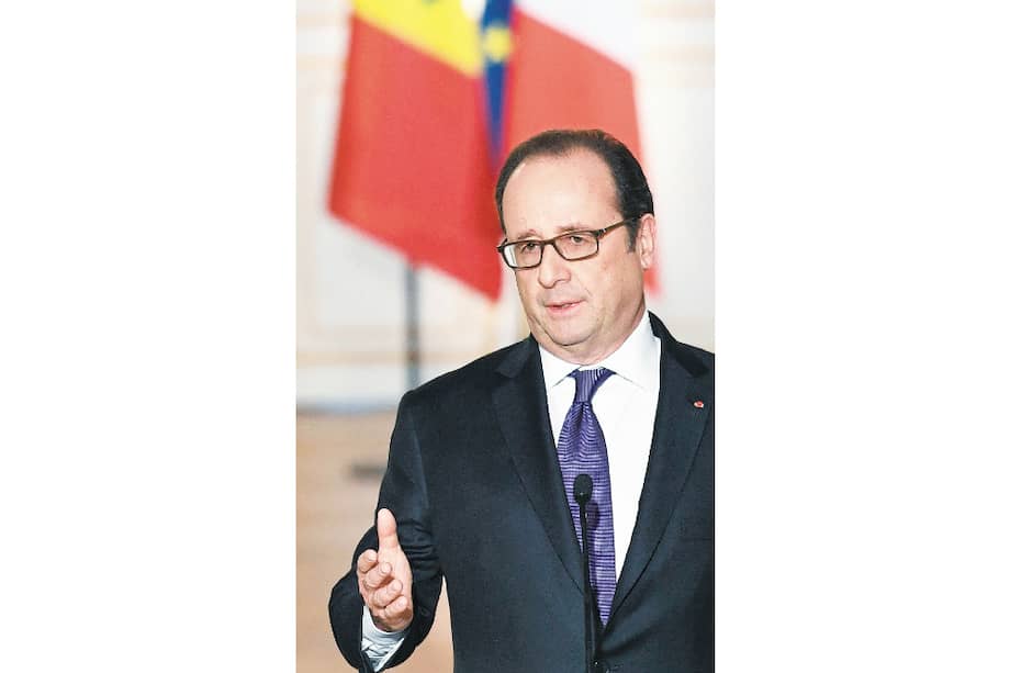 François Hollande, presidente de Francia.