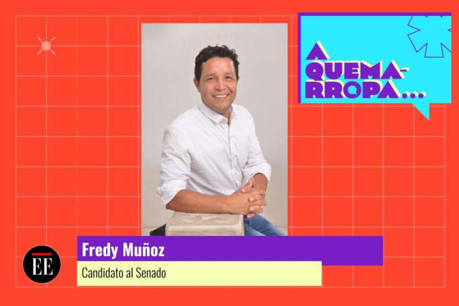 Fredy Muñoz es candidato al Senado por la U. Tiene el número 56 en el tarjetón.