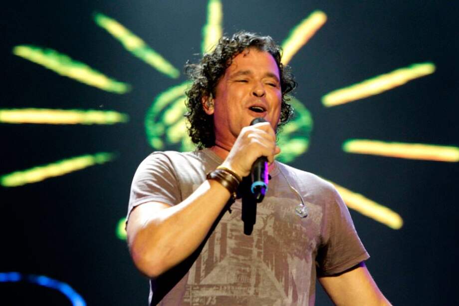 Carlos Vives durante su concierto en Paraguay.