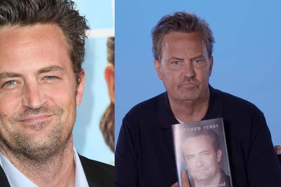 Matthew Perry, actor de "Friends", durante una entrevista para la presentación de su libro “Friends, Lovers and the Big Terrible Thing”.