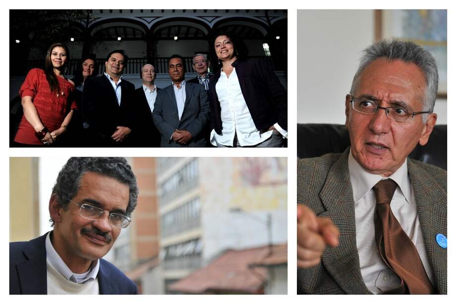 Guillermo Asprilla, exsecretario de Gobierno, y Guillermo Asprilla, actual encargado de la cartera. La bancada del movimiento Progresistas en el Conce