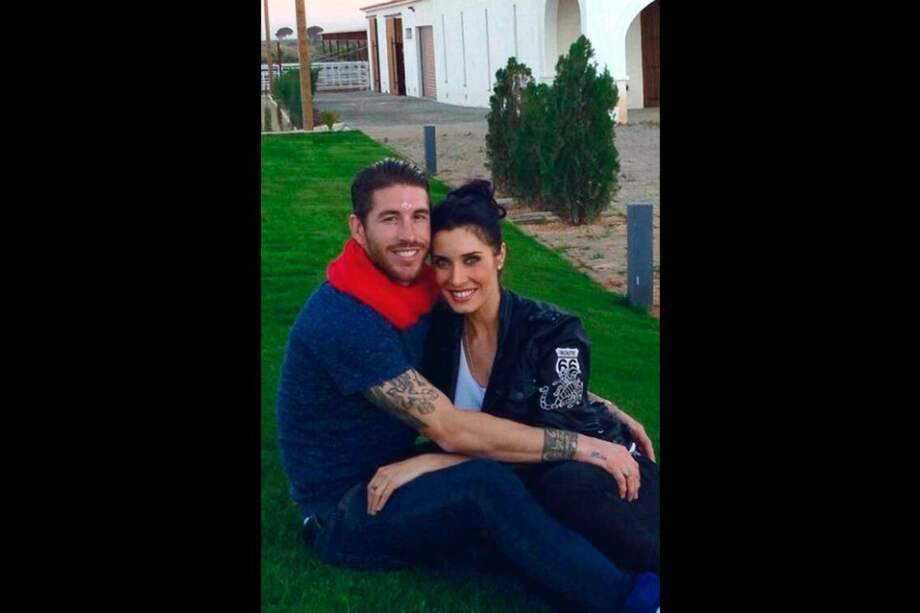 Sergio Ramos y Pilar Rubio (Twitter).