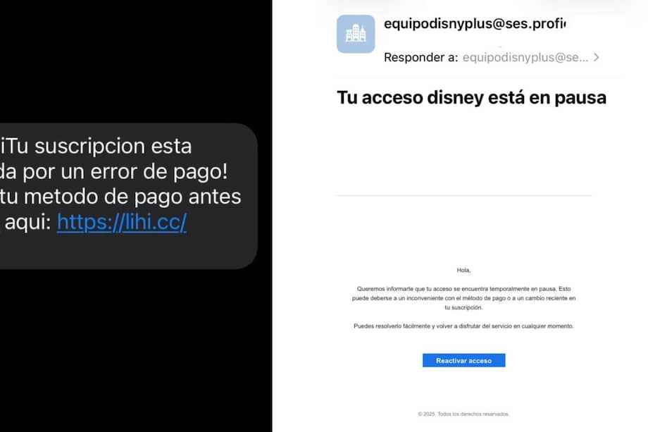 Correos y mensajes falsos apelan a la urgencia para inducir al error y evitar la verificación.