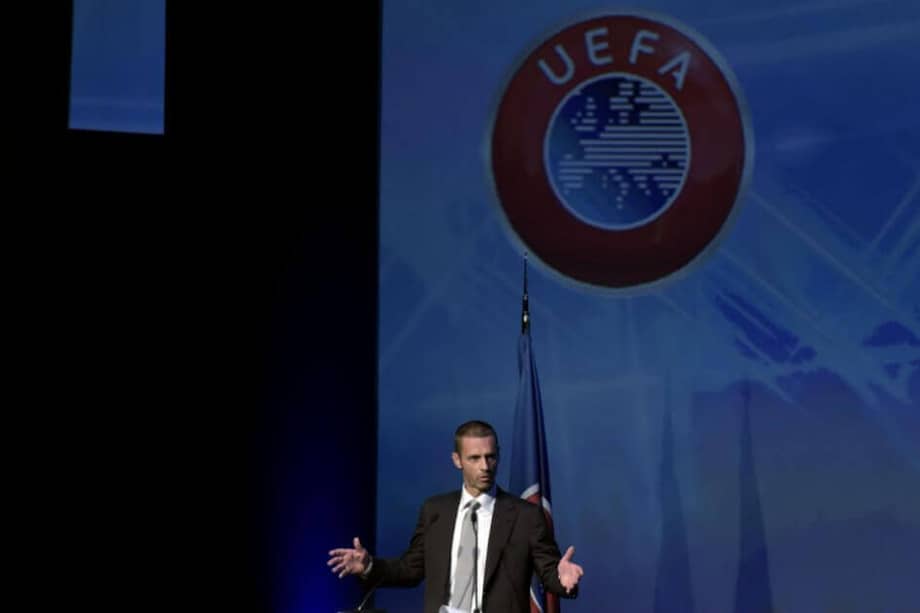 Aleksander Ceferin, presidente de la UEFA. / AFP