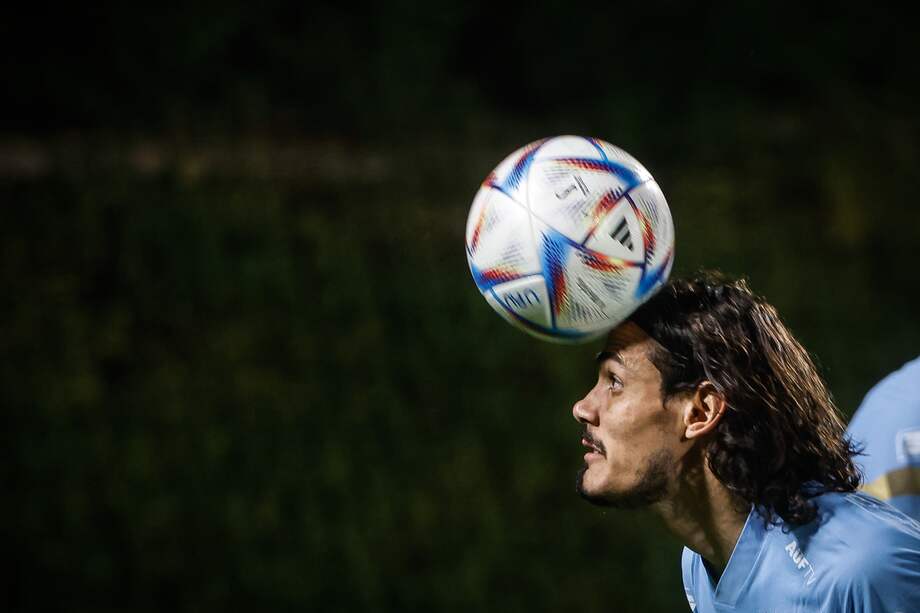 Edinson Cavani, delantero y referente de Uruguay para Catar 2022.