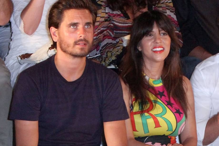 Scott Disick y Kourtney Kardashian. / AFP