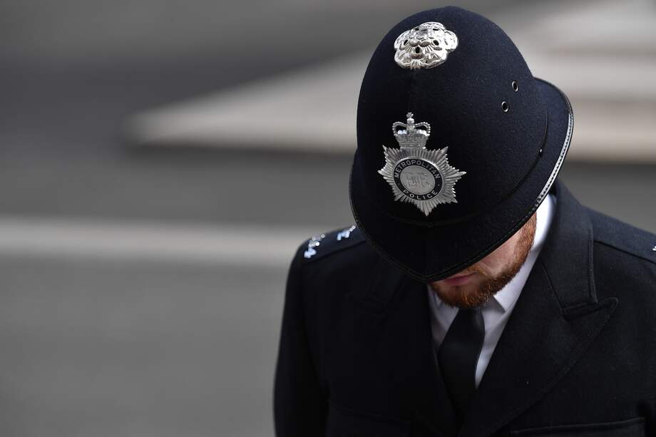 Oficial de policía en Londres. //EFE/EPA/VINCE MIGNOTT