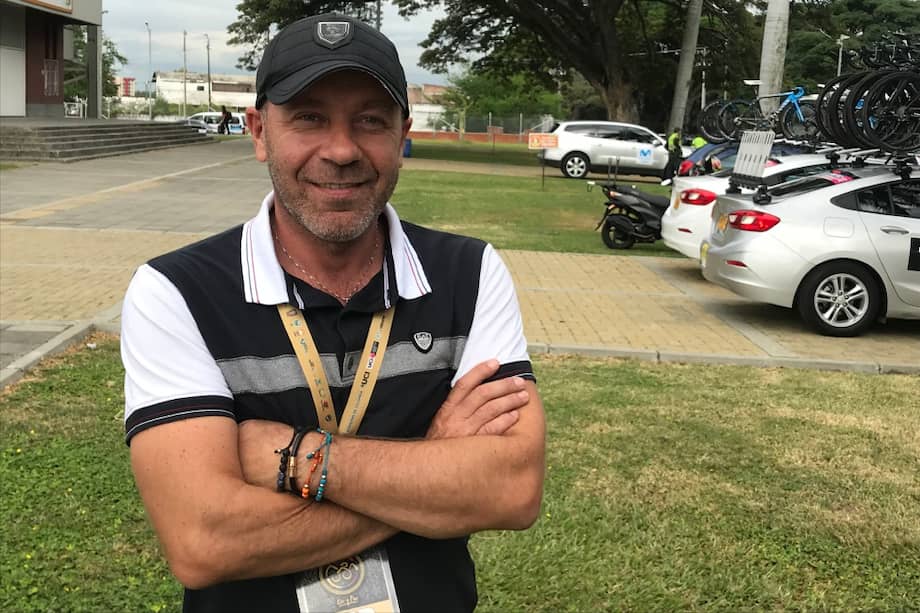 Giovanni Lombardi, ex ciclista italiano y mánager de figuras de este deporte como Fernando Gaviria y Peter Sagan. / Luis Guillermo Montenegro
