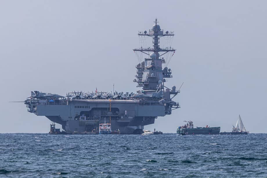 El USS Gerald R. Ford es considerado el portaaviones más potente de Estados Unidos.