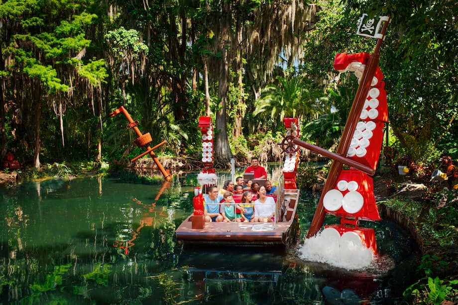 Pirate River Quest, en Legoland, Florida.