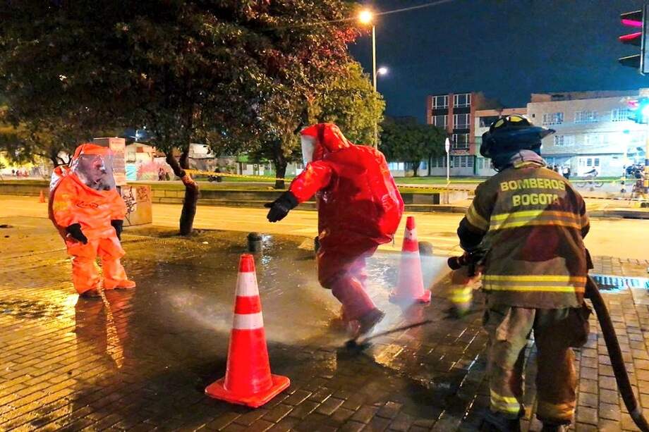 Los químicos provenían de una bodega clandestina que almacenaba compuestos de manera ilegal.