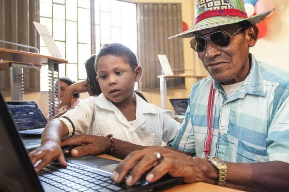 De acuerdo con el Mintic, más de 120 Puntos y Kioscos Vive Digital de La Guajira se han sumado a la campaña Puntos de Paz. / Cortesía.