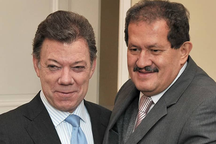 El presidente Juan Manuel Santos y el vicepresidente Angelino Garzón / Tomada de presidencia.gov.co