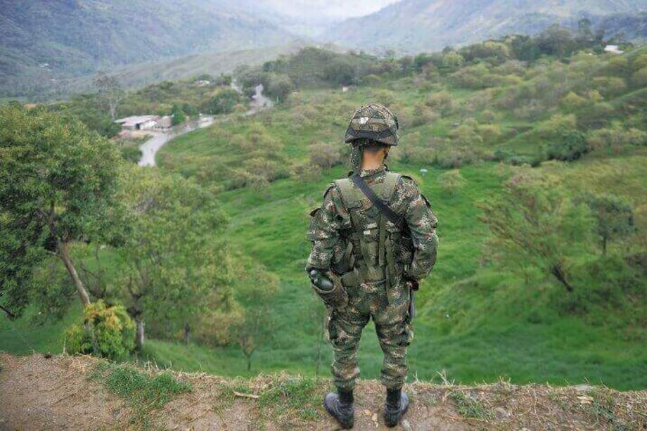 El soldado profesional José Castro Botero murió tras el atentado. / Gustavo Torrijos - El Espectador