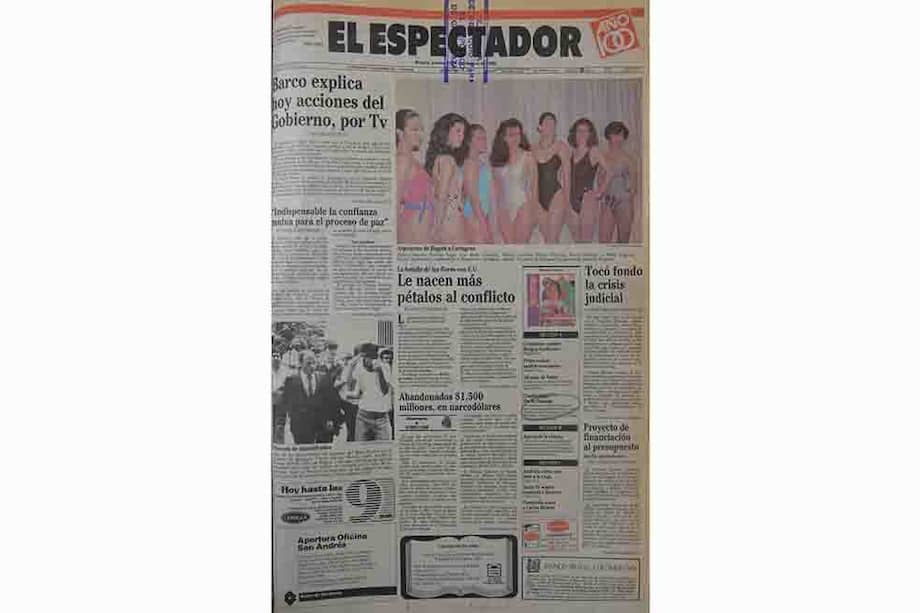 Estas eran las noticias del 25 de septiembre de 1986