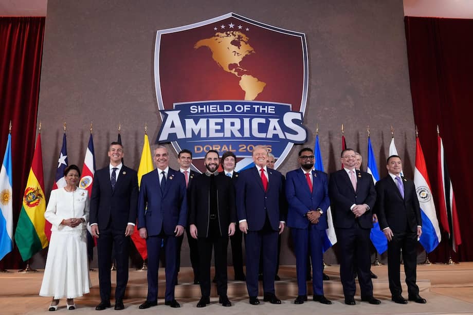 El presidente de Estados Unidos, Donald Trump, se reunió con varios líderes latinoamericanos alrededor de la iniciativa Escudo de las Américas.