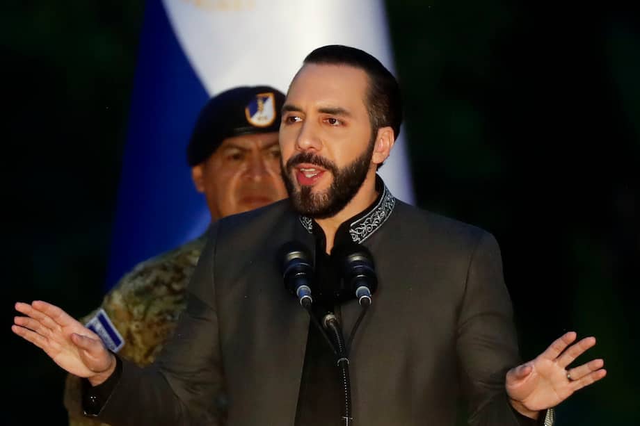 El presidente de El Salvador, Nayib Bukele.