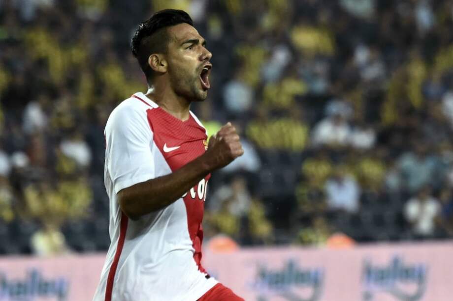 Radamel Falcao, delantero del Monaco. Foto: AFP