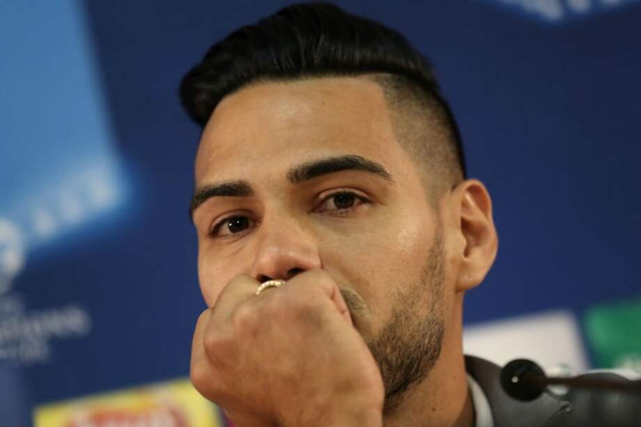 Falcao delantero del Mónaco. Foto: AFP