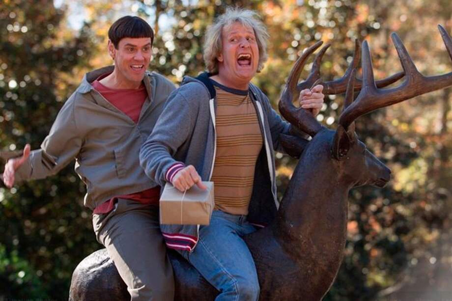 Jim Carrey y Jeff Daniels en "Tontos y más tontos 2".