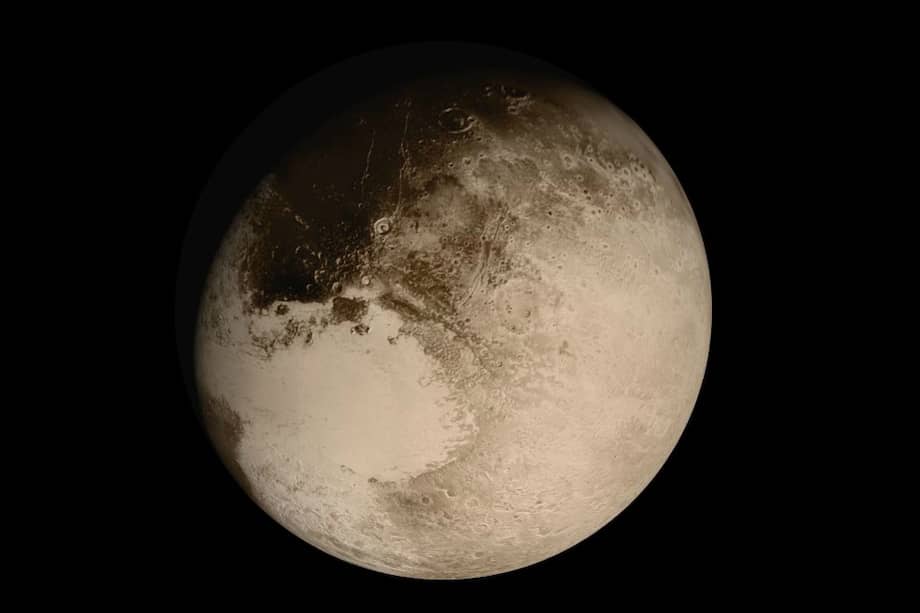 Imagen de Plutón capturada por la nave New Horizons de la NASA en 2015. / Nasa
