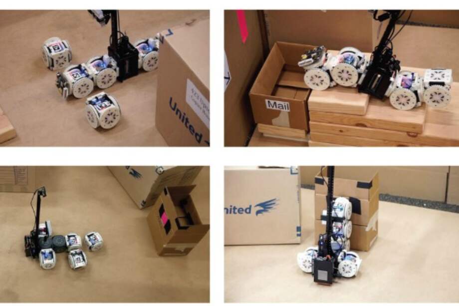 Imagen del robot creado por los científicos estadounidenses. / Tomado del artículo An integrated system for perception-driven autonomy with modular robots, publicado en Science Robotics