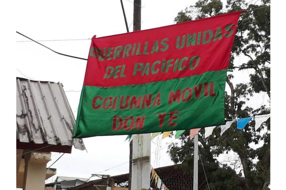 Detalle de un panfleto del frente Oliver Sinisterra (FOS) al mando de “David”./Suministrada.