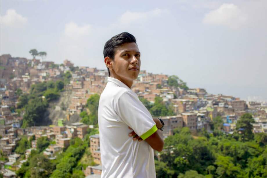 Muchas de las metas alcanzadas por este corredor se han logrado gracias al acompan?amiento de su mama?, Nelly Delgado, quien incluso dejo? su trabajo para dedicarle tiempo. / Carlos Buitrago