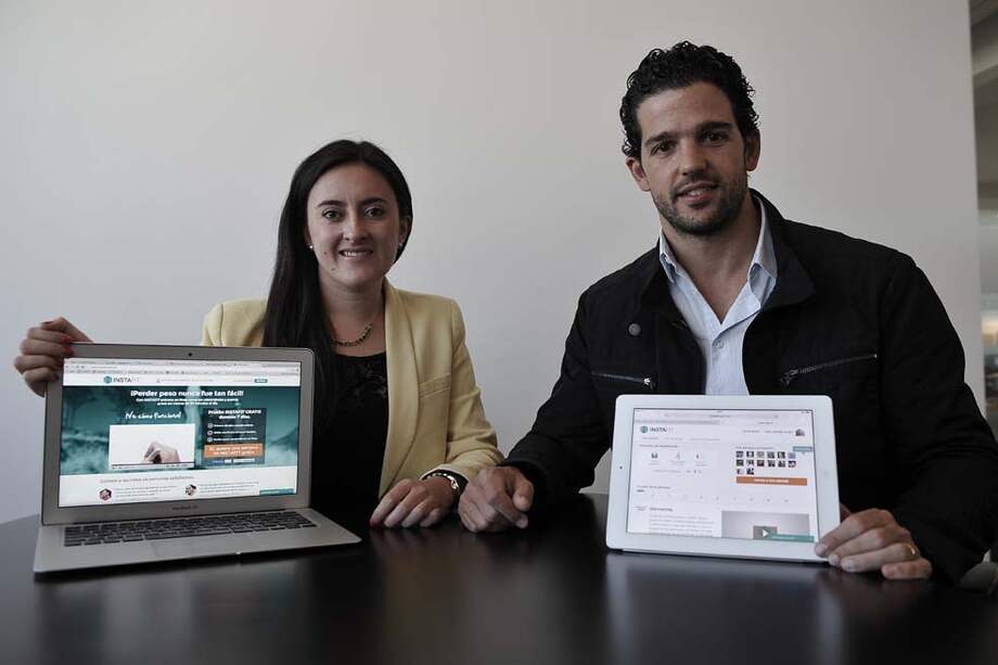 Natalia Amaya y Oswaldo Trava son fundadores de Instafit.com. / Oscar Pérez