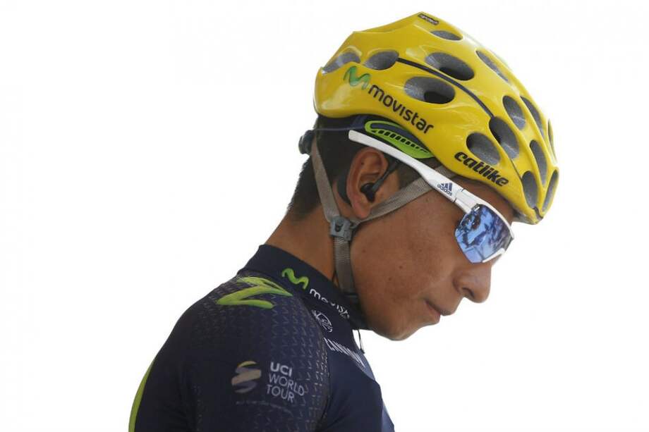 Nairo Quintana, lider del Movistar Team en la Vuelta a España. Foto: AFP