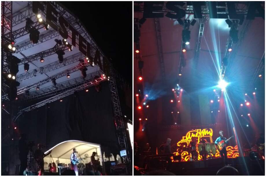 Aterciopelados y Vicente García durante sus presentaciones en el Festelar 2018. / El Espectador.