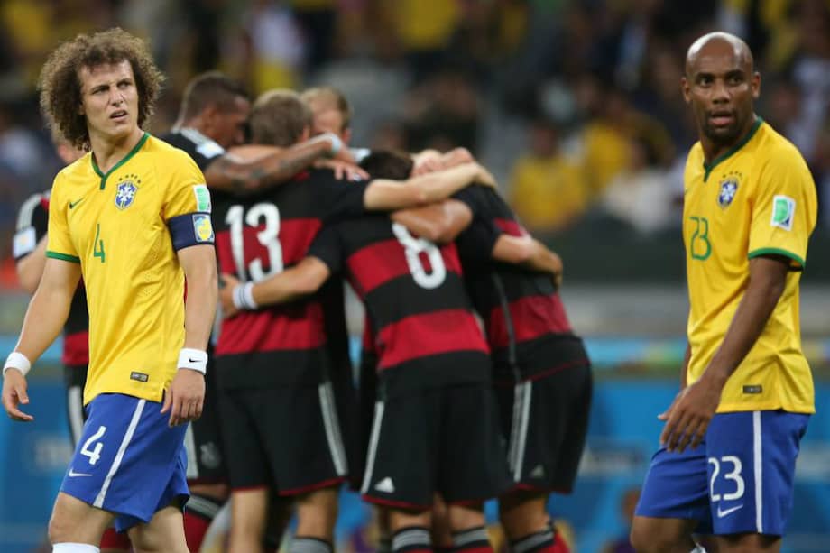 Brasil cayó 1-7 ante Alemania en la semifinal del Mundial de 2014, en Belo Horizonte.