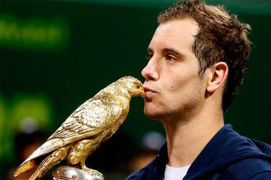 Richard Gasquet respondió al favoritismo en la final / AFP
