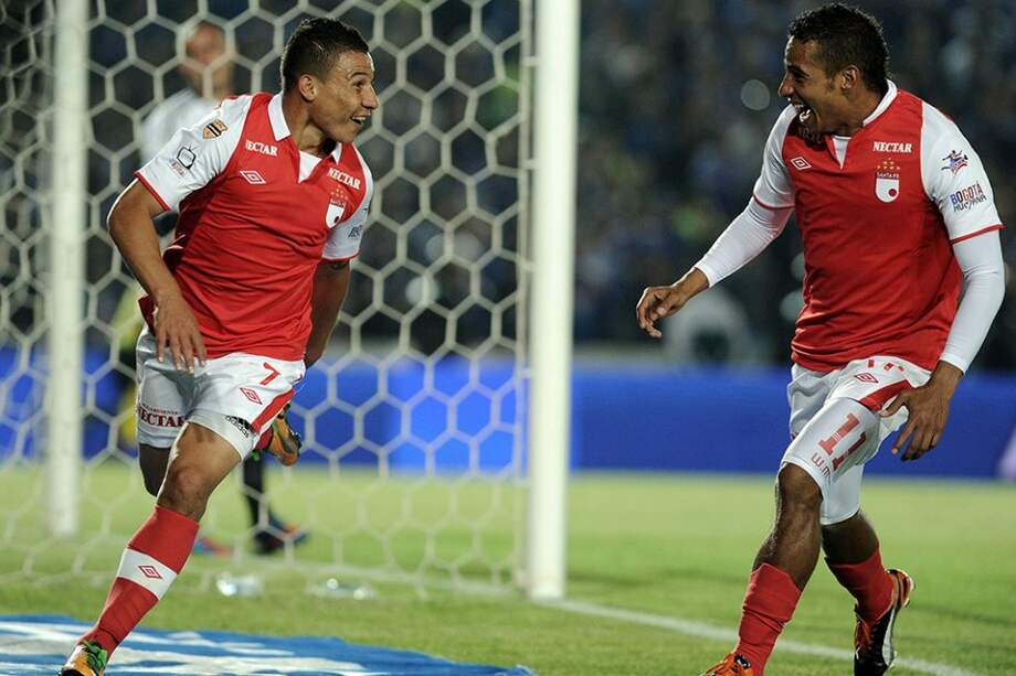 Luis Carlos Arias y Wilder Medina, referentes en el ataque de Santa Fe.