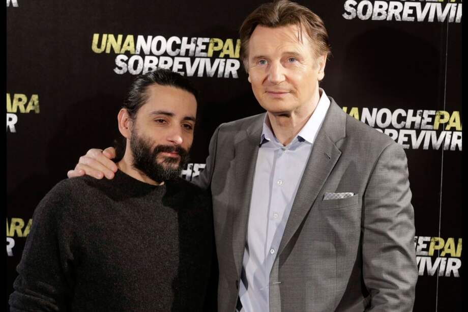 El director catalán Jaume Collet-Serra y el actor Liam Neeson, / Efe