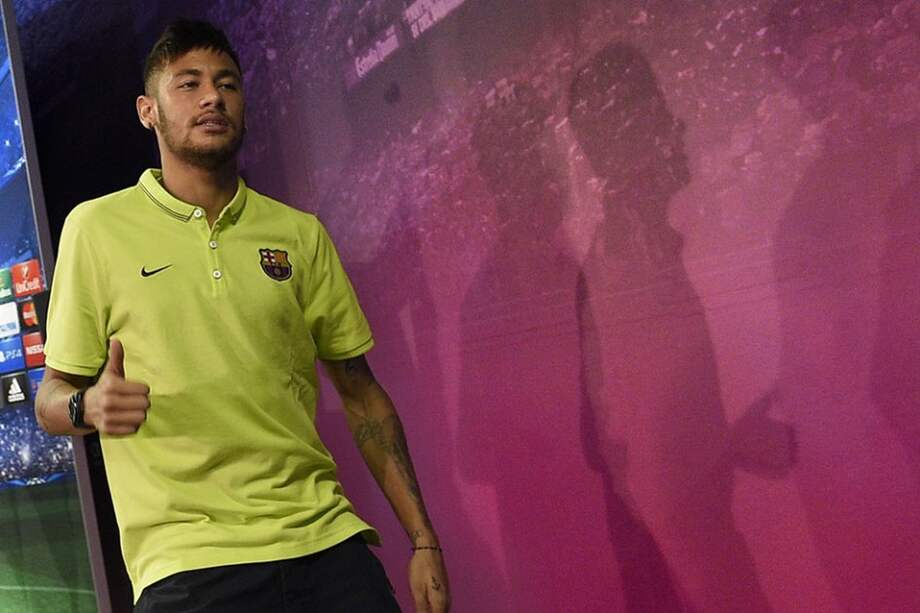 Neymar, delantero del Barcelona. AFP