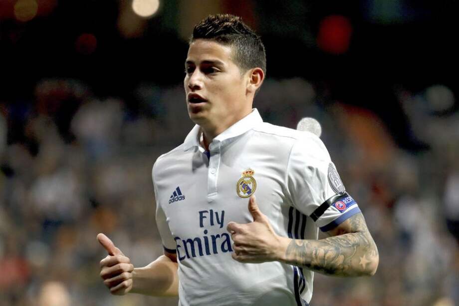 James Rodríguez, mediocampista del Real Madrid. Foto: EFE