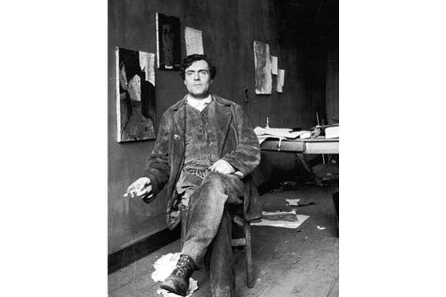 Amedeo Modigliani, pintor y escultor italiano, es el creador de "La niña de azul" y "Elvira con cuello blanco", obras que hacen parte de la muestra "El París de Modigliani y sus contemporáneos", exposición que se inaugura hoy en el Palacio de Bellas Artes de México.