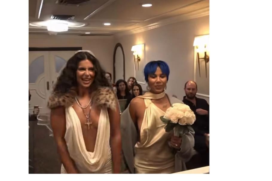 Así fue la boda de Nathy Peluso y Tokischa, en Las Vegas antes de los Latin Grammy