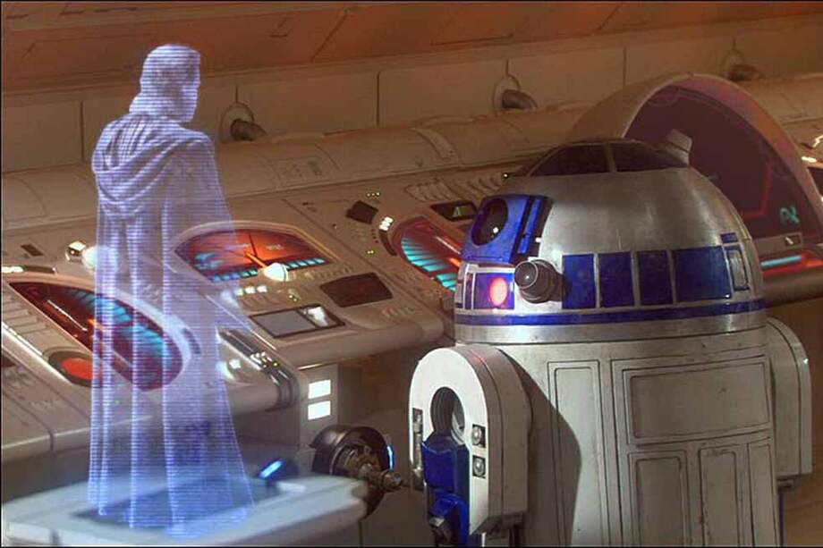 La tecnología para producir video hologramas como los de la película ‘Star Wars’ ya existe. Bove y su equipo trabajan en la creación de equipos que se puedan masificar y sean baratos. / Internet