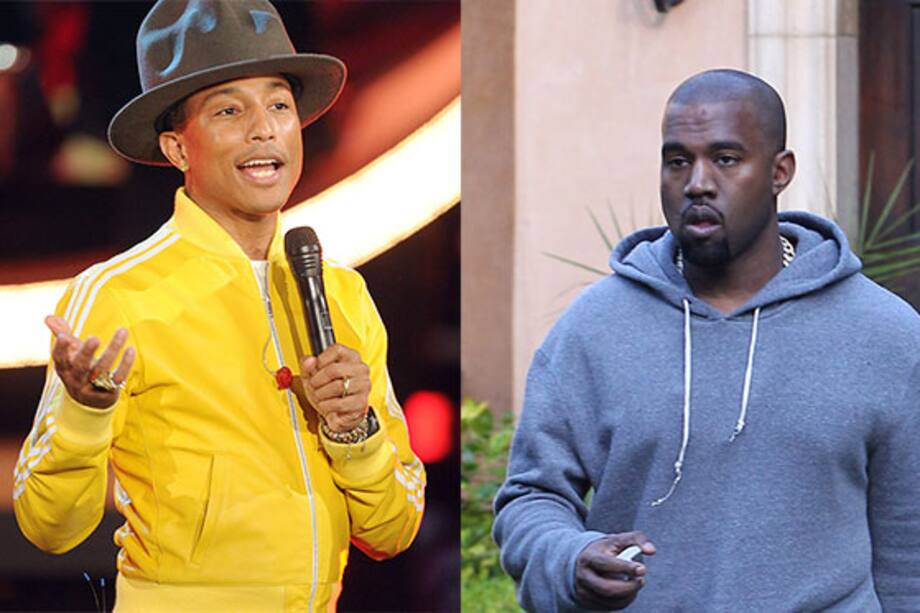 Kanye West y Pharrell Williams, un lío de celos