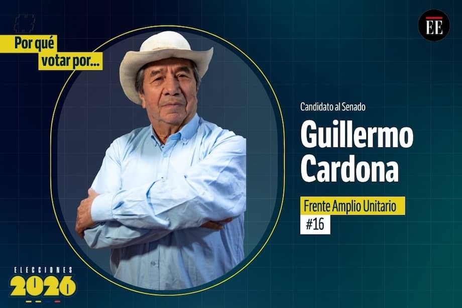 Guillermo Cardona, candidato al Senado.