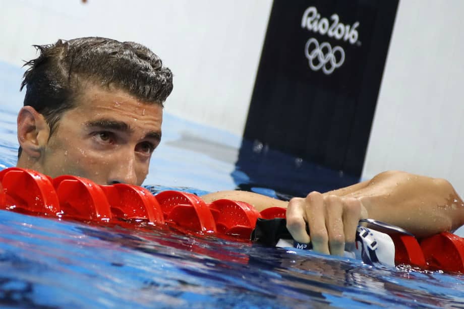 Michael Phelps, nadador estadounidense. / AFP