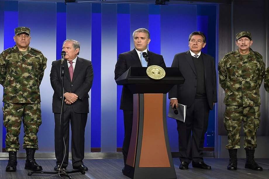 El presidente anunció que tendrá rendiciones de cuentas en materia de seguridad, como la de hoy, cada tres meses. / Presidencia